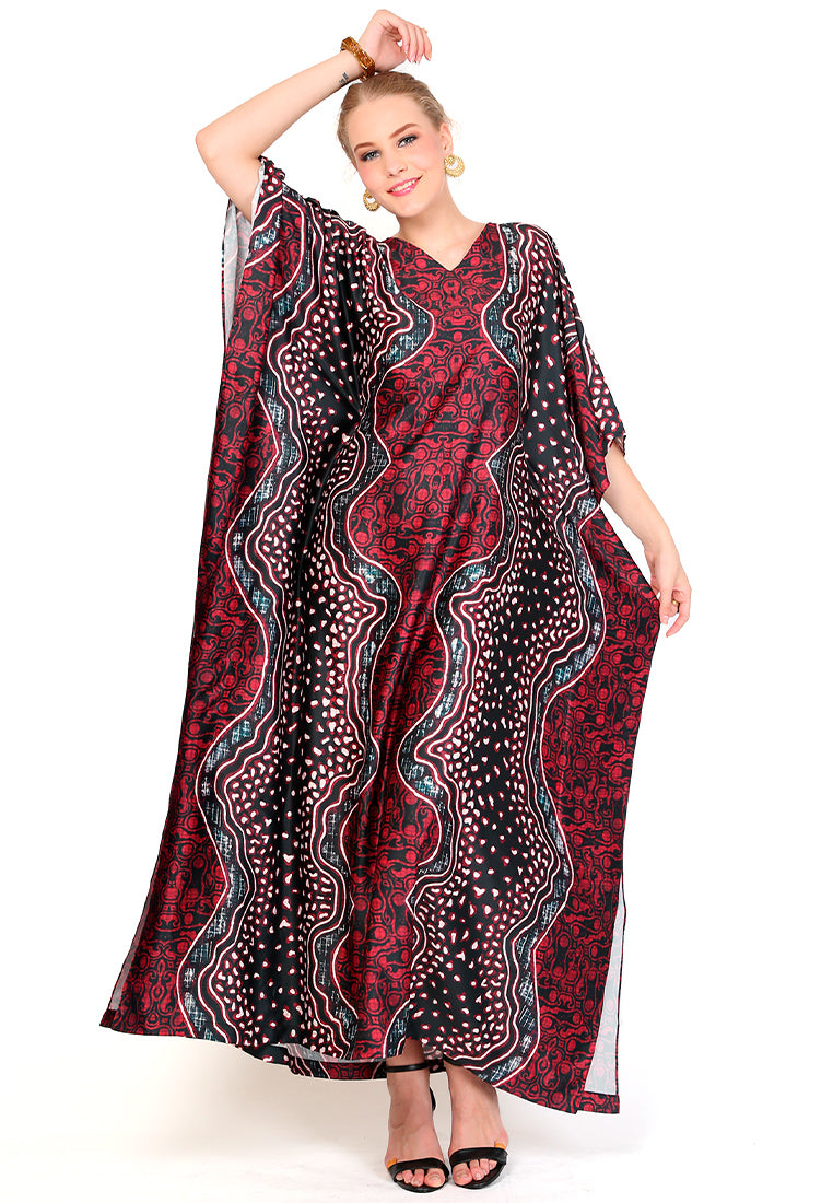 Kanzi Short Sleeve Ethnic Kaftan
