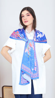 Blue Long Scarf Singapore