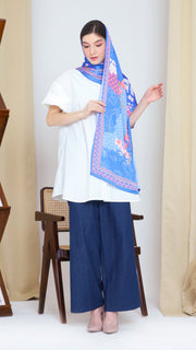 Blue Long Scarf Singapore