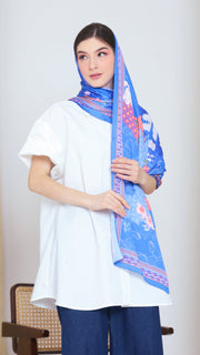 Blue Long Scarf Singapore