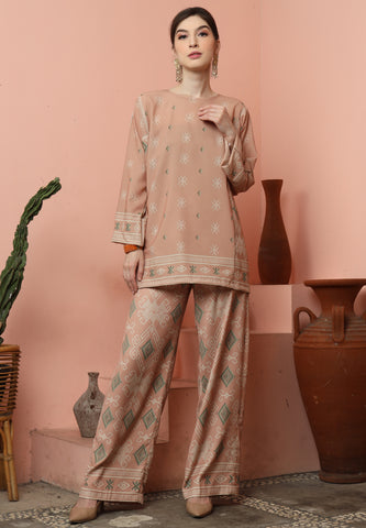 Chai Latte Sumba R-neck Pant Set