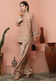 Chai Latte Sumba R-neck Pant Set