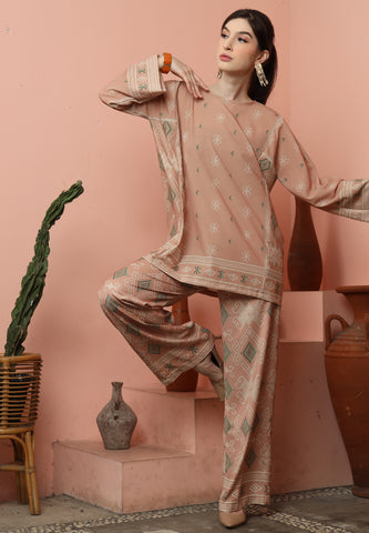 Chai Latte Sumba R-neck Pant Set