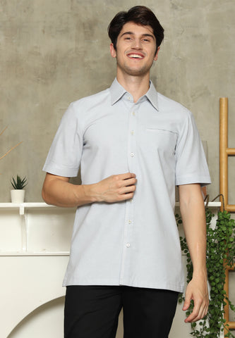 Light Grey Short Man Shirt