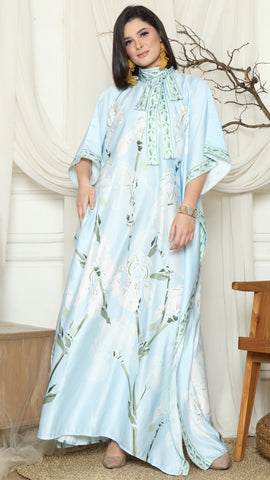 Blue Orchid Short HC Kaftan