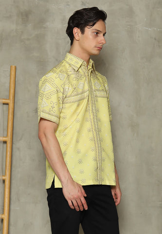 Yellow Sumba Man Shirt