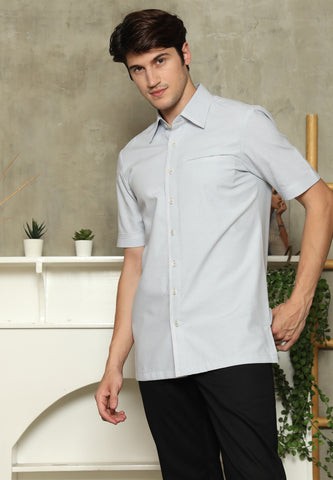 Light Grey Short Man Shirt