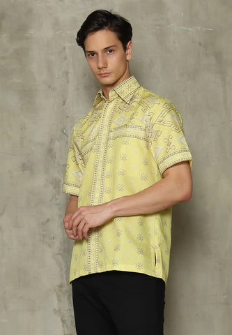 Yellow Sumba Man Shirt