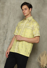 Yellow Sumba Man Shirt