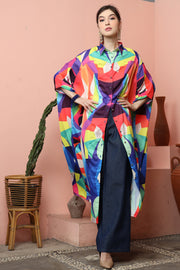 Abstract Button Kaftan