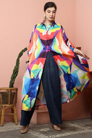 Abstract Button Kaftan