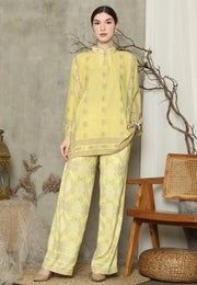 Yellow Sumba HC neck Pant Set