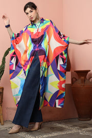 Abstract Button Kaftan