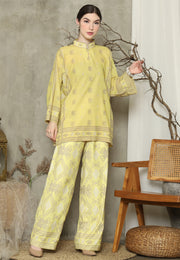 Yellow Sumba HC neck Pant Set