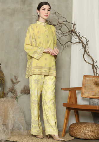 Yellow Sumba HC neck Pant Set