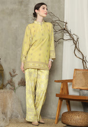 Yellow Sumba HC neck Pant Set