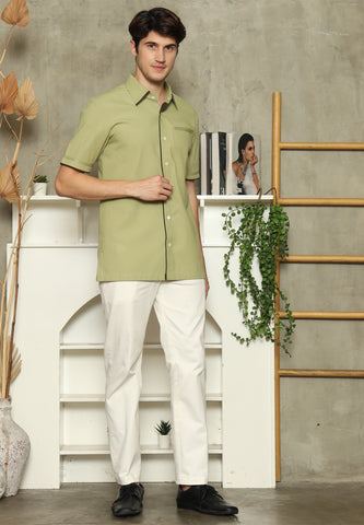 Olive Exclusive Short Man Shirt