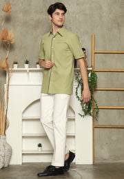 Olive Exclusive Short Man Shirt