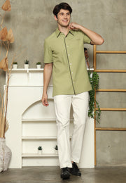 Olive Exclusive Short Man Shirt