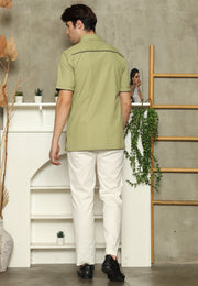 Olive Exclusive Short Man Shirt