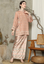 Chai Latte Ikat HC neck Sarung Set