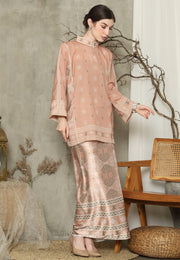 Chai Latte Ikat HC neck Sarung Set