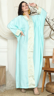 Aqua Plain Tapis Kebaya Kaftan