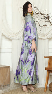 Purple Orchid Long Kaftan
