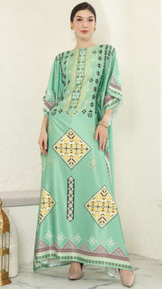 Green Tribe Short Kaftan