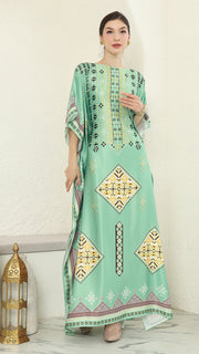 Green Tribe Short Kaftan