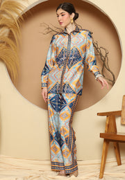 Blue Antique Pant Set