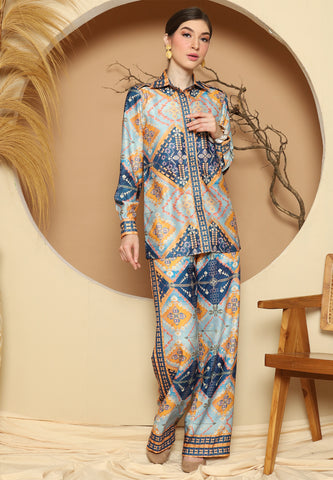 Blue Antique Pant Set