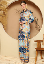 Blue Antique Pant Set