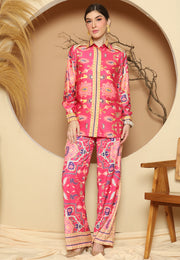 Pink Tiles Pant Set