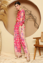 Pink Tiles Pant Set