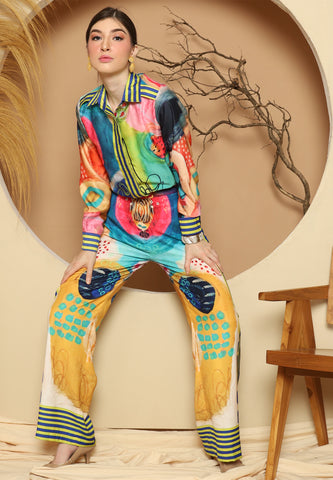 Underwater Abstract Pant Set