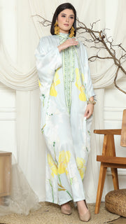 Green Orchid Long Kaftan