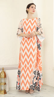 Coral Short Sleeve Kaftan