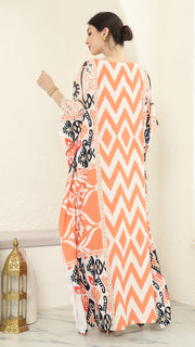 Coral Short Sleeve Kaftan