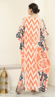 Coral Short Sleeve Kaftan