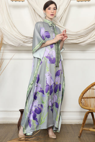 Purple Orchid Short HC Kaftan