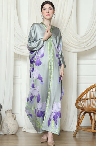 Purple Orchid Long Kaftan