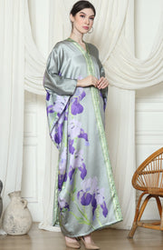 Purple Orchid Long Kaftan