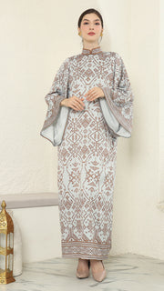 Mint Brown Songket Dress