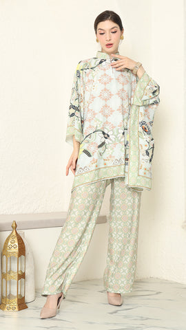 Green Flower HC Pant Set