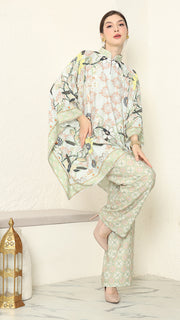 Green Flower HC Pant Set