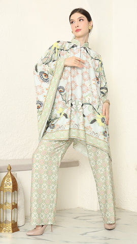 Green Flower HC Pant Set