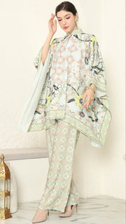 Green Flower HC Pant Set