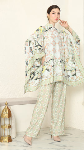 Green Flower HC Pant Set