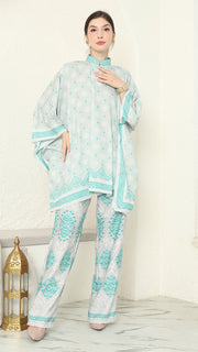 Sea Salt Songket Pants Set